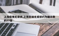上海疫情无症状,上海新增无症状约为确诊数的57倍